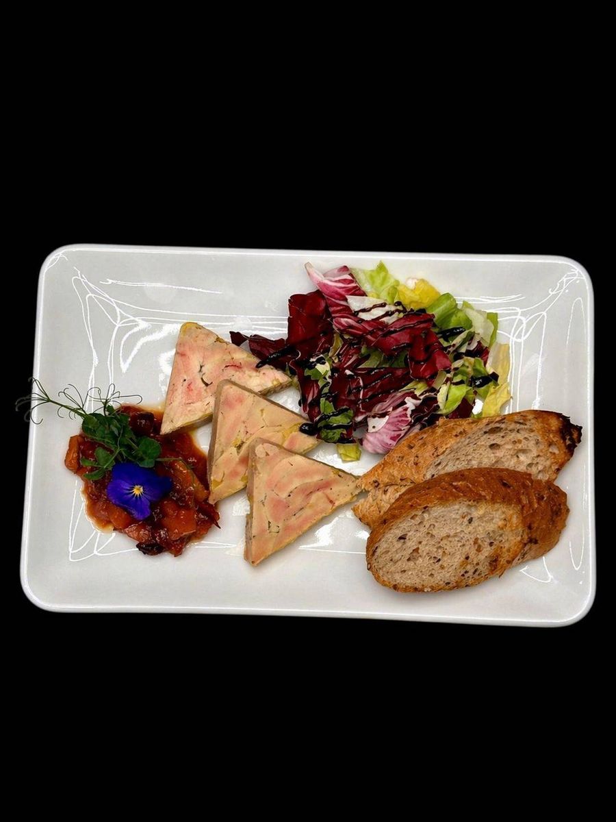 Terină de Foie Gras cu Măr Verde și Ghimbir